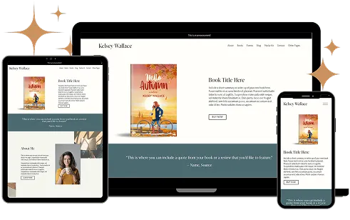 Website design for Linda Riley's book, featuring a modern layout and engaging visuals.